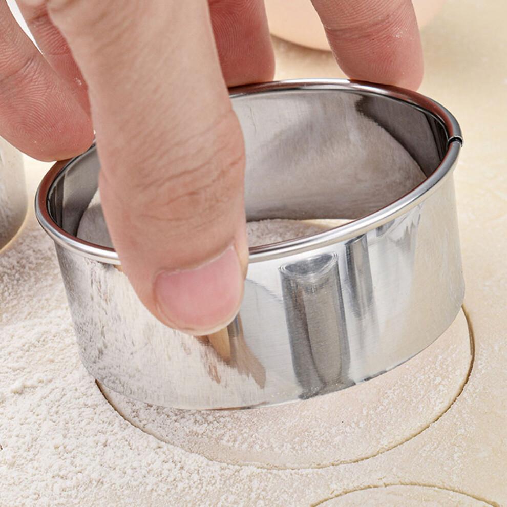 1 Set Stainless Steel Dumpling Mold Module Round