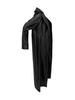 LD2271 Women's Autumn/Winter Long Leather Lapel Cardigan - Buttoned, Warm, Trendy Streetwear Jacket