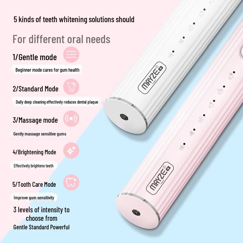MAYZE Sonic Electric Toothbrush for Adults