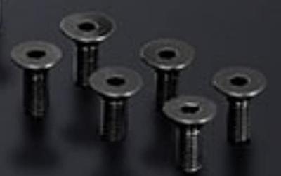 Juran 350978 [PRT Lenkschraubensatz] Senkkopf M5 x P0.8 / 12mm / Schwarz