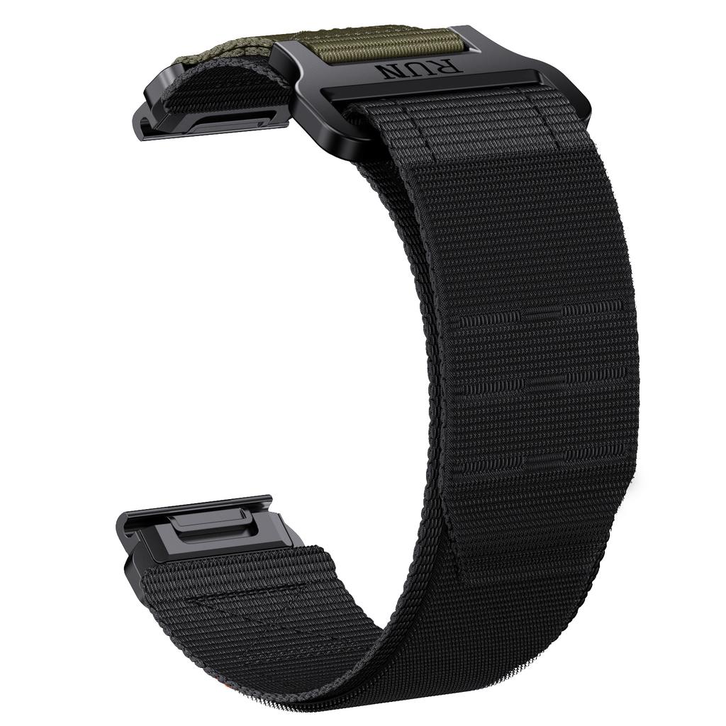 22 26mm Garmin Loop Nylon Quick Release Strap Wristband For Fenix5 5Plus 6 6Pro 7Pro Instinct 965 Watch Band Fenix5X 6X 7X Belt