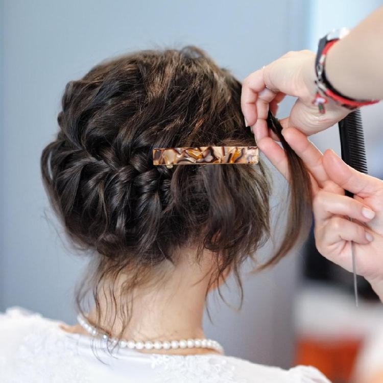 Praktiskt Hårspänne i Acetat Casual Håraccessoarer Eleganta Hårspännen för Kvinnor Skapa Sofistikerade Frisyrer