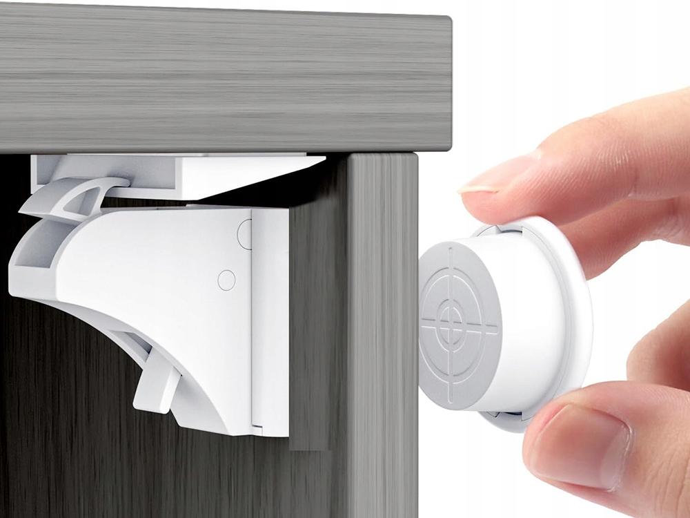 Magnetic Cabinet Locks 10 Pcs (100)