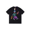 Summer New Heavy Cotton Trendy Brand Classic Basic T-shirt High-end Loose Men's and Women's Printed Short-sleeved Top
