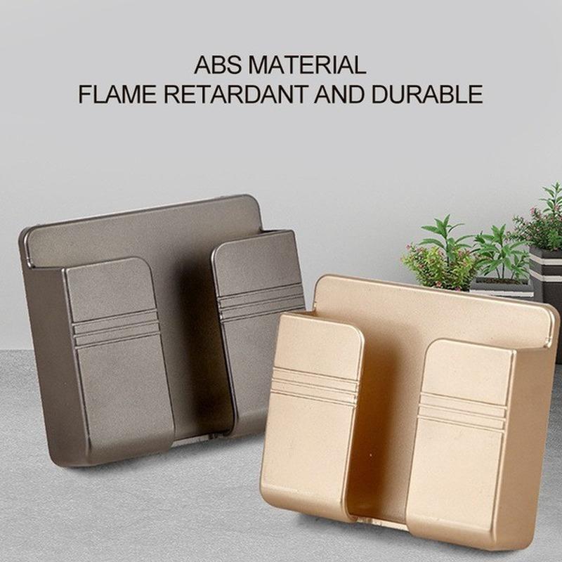 Telecomandă fără lovituri Încărcarea telefonului mobil Cutie de perete Cutie de depozitare de perete Suport de depozitare pentru telefonul mobil