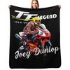 Joey Dunlop TT Legende Wohndecke Luxus St schwer zum Schlafen Warme Decke