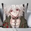 Nagito Komaeda Anime DDanganronpa Pillow Case Fashion Square Pillowcase Bedroom Sofa Room Ins Decoration Leisure