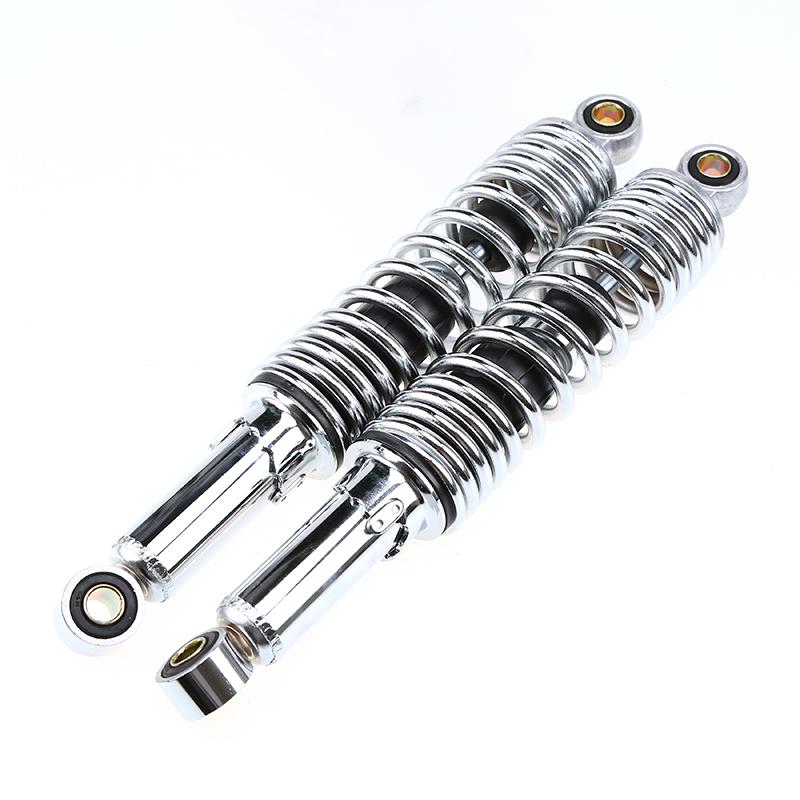 1pair 320mm Motorcycle Rear Suspension Shock Absorber Spring Adjustable Shock Absorbers Fit for Suzuki GS125 150cc and Most 90cc 110cc 125cc 150cc