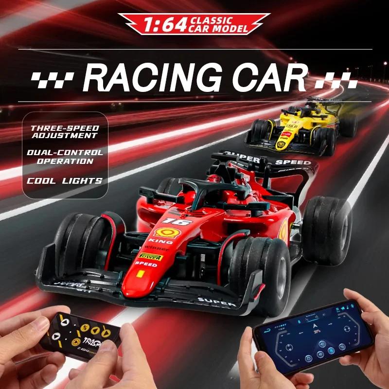 2.4G RC Car 1/64 Mini Alloy Formula Racing Car Remote Control Car Vehicle Toy Lights Radio Controlled Drift Cars Toys Boys Gifts
