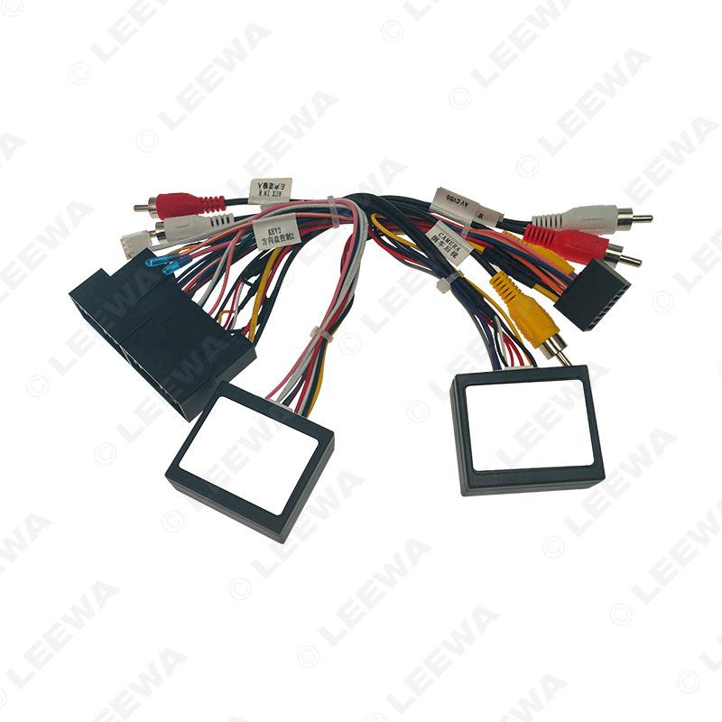 

Совместим с 2013-2017 Hyundai Santa Fe IX45 16-контактный кабель питания для Android-навигации с блоком протокола Canbus Power Cable