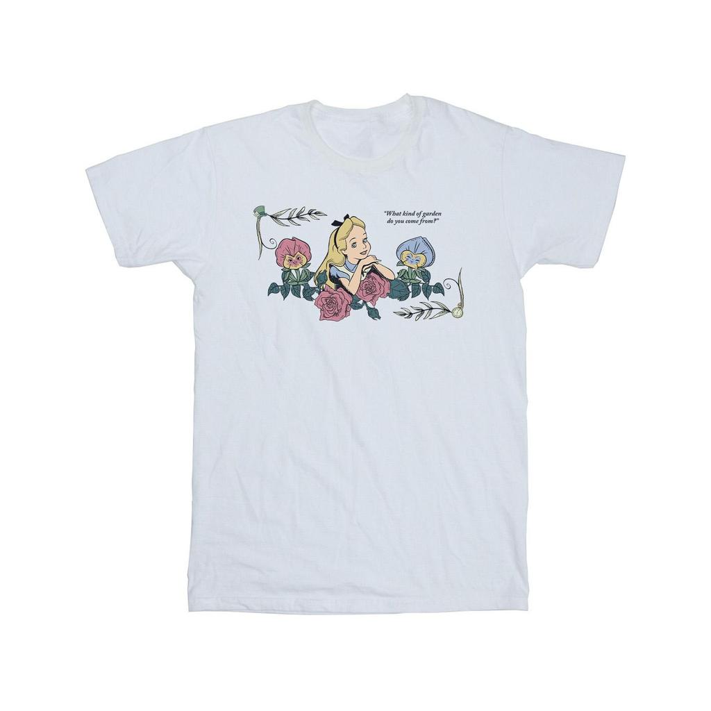 Disney Mens Alice In Wonderland What Kind Of Garden T-Shirt
