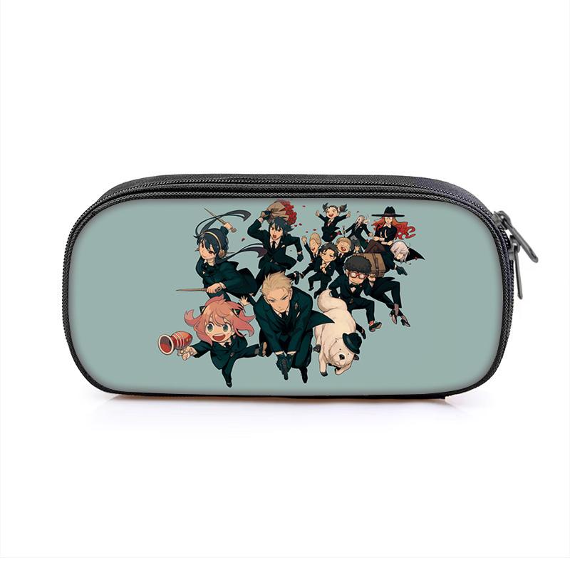 SPY×FAMILY Federmäppchen vielseitig Cartoon große Kapazität beliebtes Produkt, bestes Geschenk für Jungen und Mädchen zum Schulanfang und Geburtstag