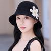 Hollow Flower Woven Fisherman Hat for Women Summer Fashion Sunshade Hat Sun Protection Hat