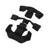 3PCS Memory Foam Pad Protective Sponge Lining Helmet Padding Kit for Universal Motorcycle Scooter Bike Cycling Helmet Black