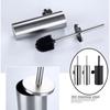 Stainless Steel Toilet Brush with Holder for Bathroom Organization