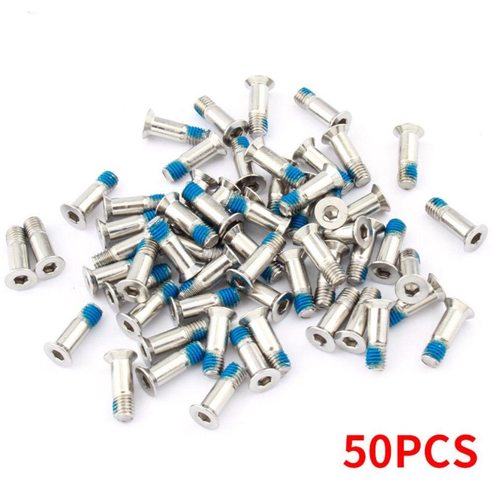 50Pcs Stainless Steel Rear Derailleur Pulley Fixing Bolts M5 Bicycle Rear Guide Wheel Screw  Road