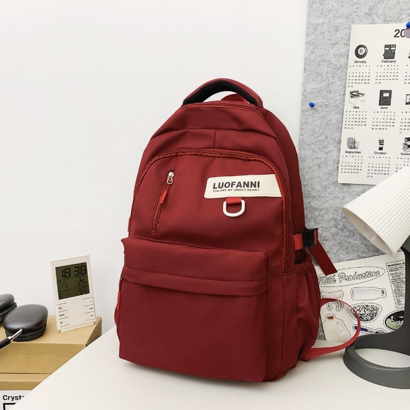 Simple schoolbag, boys, college students, high school students, largecapacity girls, backpack, college style, Korean version, couple backpack.