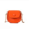 Lacquer Contrasting Color Small Bag Women's 2025 Autumn New Trend Fashion One Shoulder Crossbody Small Square Bag Simple Bag