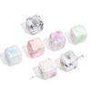 10Pcs Ceramic Ink Splatter Dyed Square Beads Charms Loose Spacer Beads for DIY Bracelet Necklace Jewelry Making Accessories