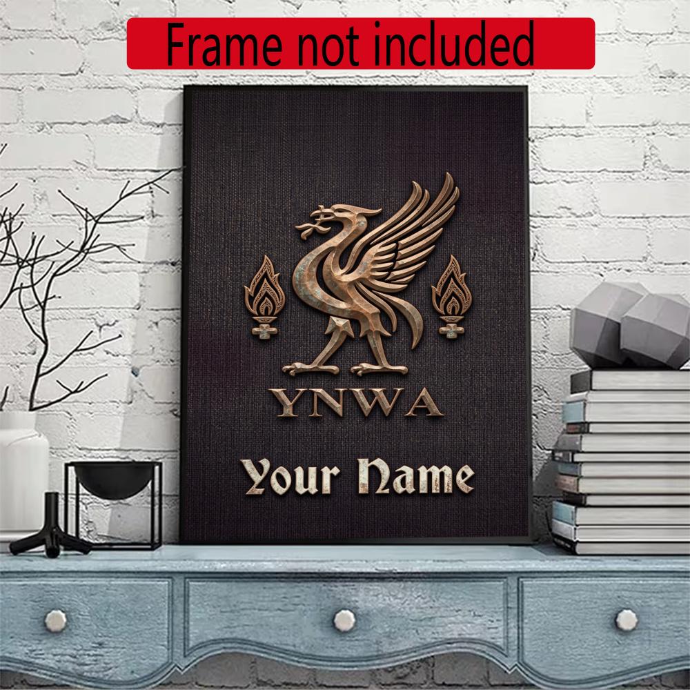 Liverpool Fc Customize Your Name Diamond Painting Round Diamond Rhinestones Mosaic Diamond Embroidery Wall Paintings Rhinestones Gift Frameless