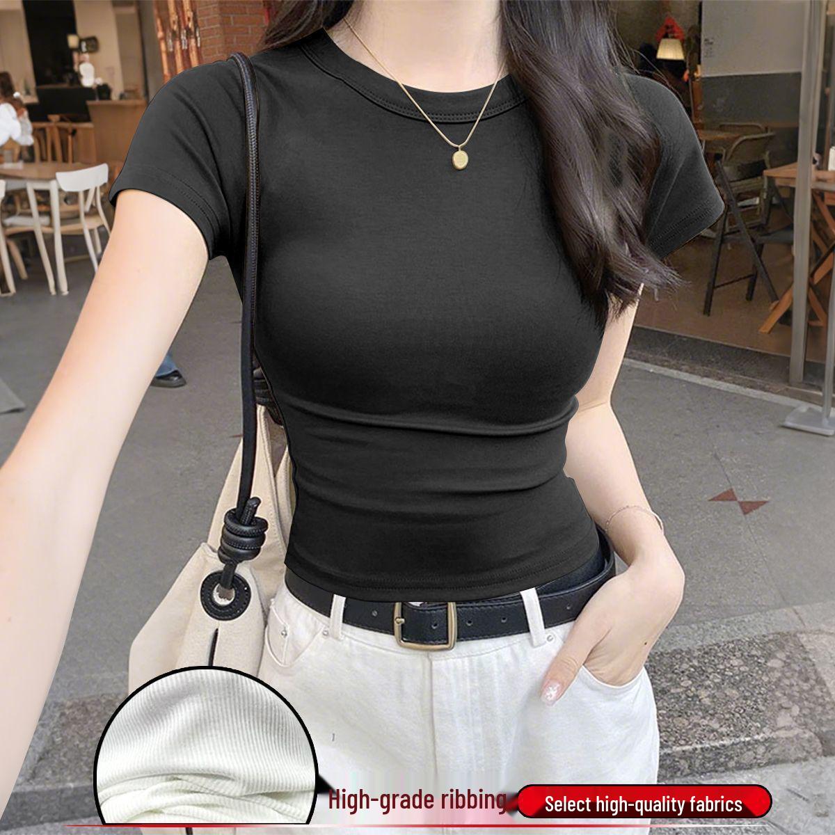 

Versatile Puff Sleeve Anti-Pilling Short Sleeve T-Shirt - Breathable, Stylish Base Layer for 2026 3XL (140-155 lbs)