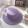 Autumn and Winter British Woolen Hat Men's Fashion Trendy Casual Versatile Stage Hat Men's Performance Flat Top Hat Women