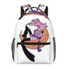 Hazbin Hotel Angel Dust Backpacks Boys Girls Bookbag Students School Bags Cartoon Travel Rucksack Shoulder Bag Large Capacity