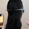 Romantic Moonstone Star Moon Hair Stick Metal Branch Hairpin Hair Fork Chinese Style Accessories for Girls Jewelry