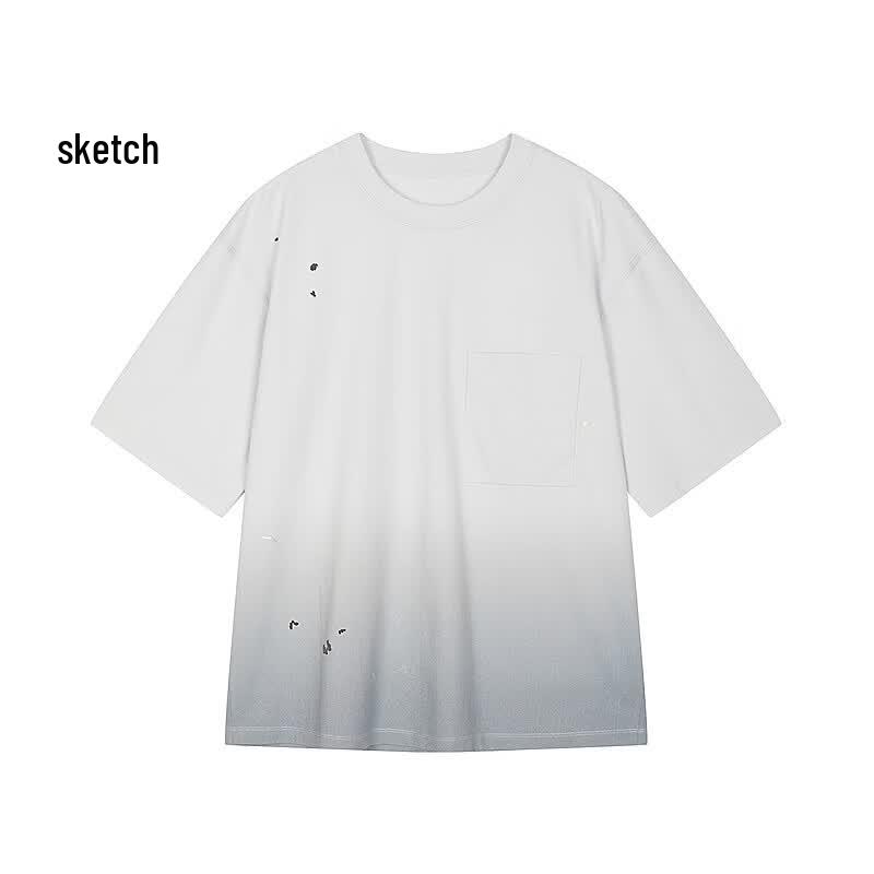 

Men s H-Type Loose Fit Short Sleeve T-Shirt L