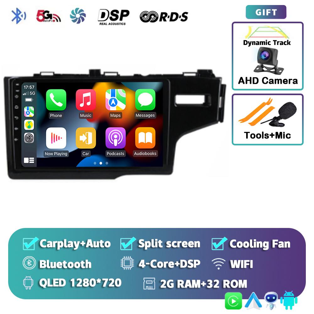 

Android 14 Carplay автомобильное радио для Honda Jazz 3 2015-2020 Fit 3 GP GK 2013-2020 RHD мультимедийный видеоплеер стерео GPS головное устройство