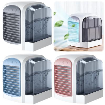 Water-Cooled Air Conditioner Personal Mini Air Cooler Humidifier Portable Air Chiller 3 Gear 380ml Tank for Bedroom Living Room