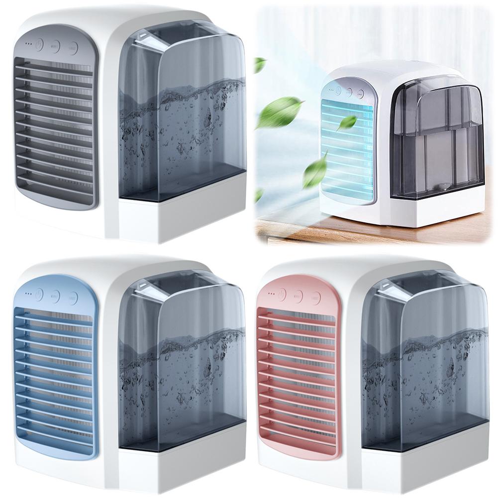 USB Air Conditioner 3 Gear Water-Cooled Air Cooling Machine Personal Portable Desktop Fan 380ml Tank Cooling Fan for Home Office