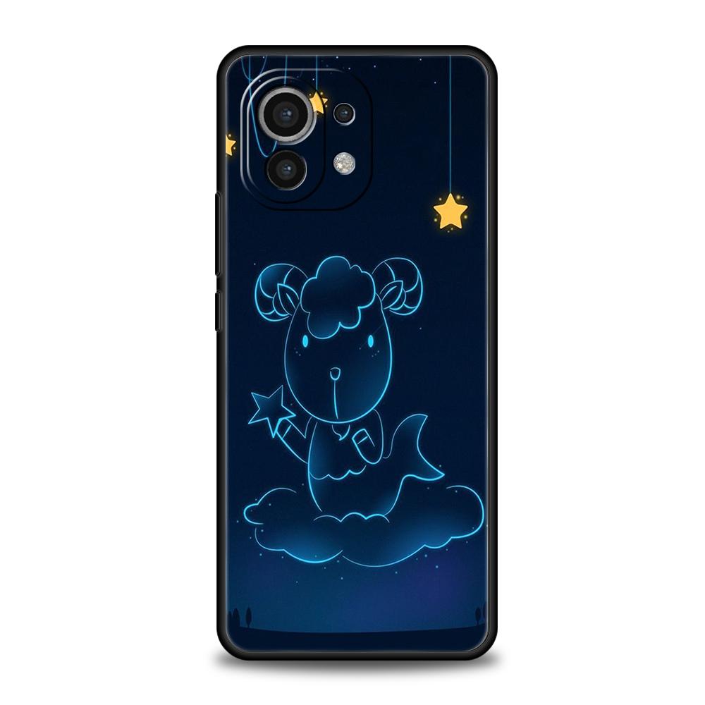 

Мультяшный чехол-накладка со знаком зодиака для Xiaomi Poco F6 F5 F4 F3 X6 X5 X4 X3 NFC M5 M4 M3 C51 C50 C55 GT 5G Мягкий ТПУ Чехлы Сумка Xiaomi Poco F3
