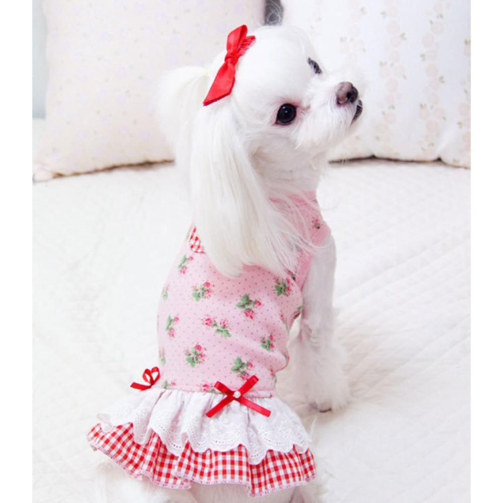 New Dog Cat Pet Cat Princess Dress Wedding Dress Small Spring Summer Autumn New Supplies Teddy Dog Clothes