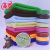Microfiber Compressed Towel Creative Compressed Towel Plain Color Abraded Water Absorbent Cut Fleece Face Towel