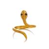 Snake Inspired Rings Open Loop Designs Metal Jewelry Personalize Gift For Special Moment