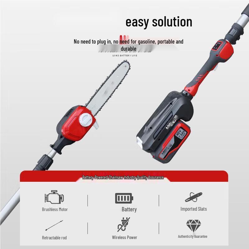 Lithium-ion Cordless Extendable Pole Saw
