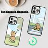 Cartoon Cute Capybara Matte Phone Case iPhone 17,16,15,14,13,12,11,Pro,Max,Plus,Mini,SE4,E Magnetic Magsafe Wireless Charging