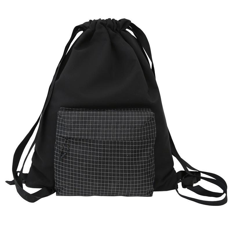 

Рюкзак мужской и женский универсальный большой вместимости рюкзак для отдыха и путешествий женский рюкзак для учеников младших классов средней школы чёрный