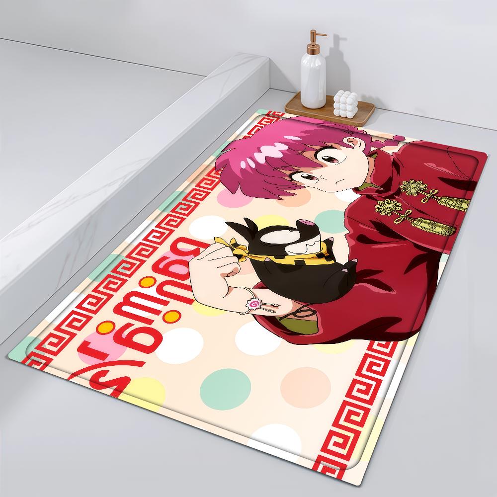 

Door Mat Chan Bedside Comedy Anime Entrance Bath Floor Decoration Corridor R-Ranma Romantic Door Mat Carpet Living Room Balcony 40cm x 60cm