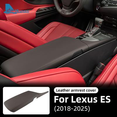 Leder-Armlehnenbox Schutzabdeckung aus ABS für Lexus ES ES200 ES250 ES300H ES350 2024 2025 Armlehnen-Deckel Zierleisten Zubehör
