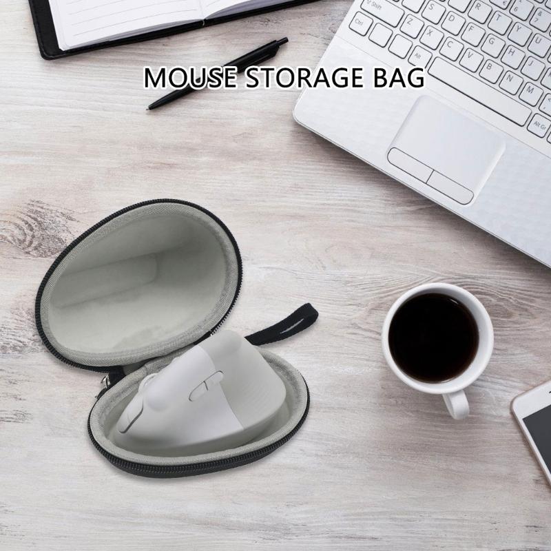 Portable Hard EVA Case Mouse Carrying Storage Bag for Lift Vertical Mouse for Travel Office Home, Case Only