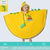 Little Dinosaur Cape-Style Children's Raincoat for Boys and Girls, Kindergarten and Elementary School Students, Baby Cartoon Cape Poncho Rain Gear