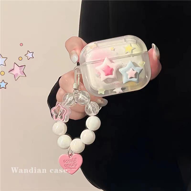 Love Star Double-Layer DIY Resin Accessories: Handmade Cream Style Hairpin & Mobile Case Decor