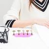 1Set Nail Tips Display Stand Aesthetic Functional Widely Used for Nail Art Practice and Decoration Press on Nails Stand