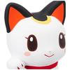 Yakushigama Nishiki-sai Bell Sound Money Beckoning Cat, Height 8cm, Atsuko Nishida, 7697
