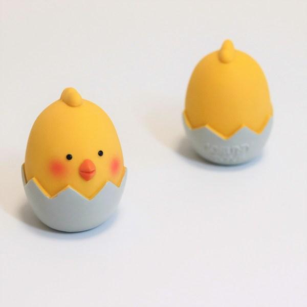 Kosuni Toys Dog Chick Latex Squeak Toy 4 X 6 Cm, Yellow, 1 Piece