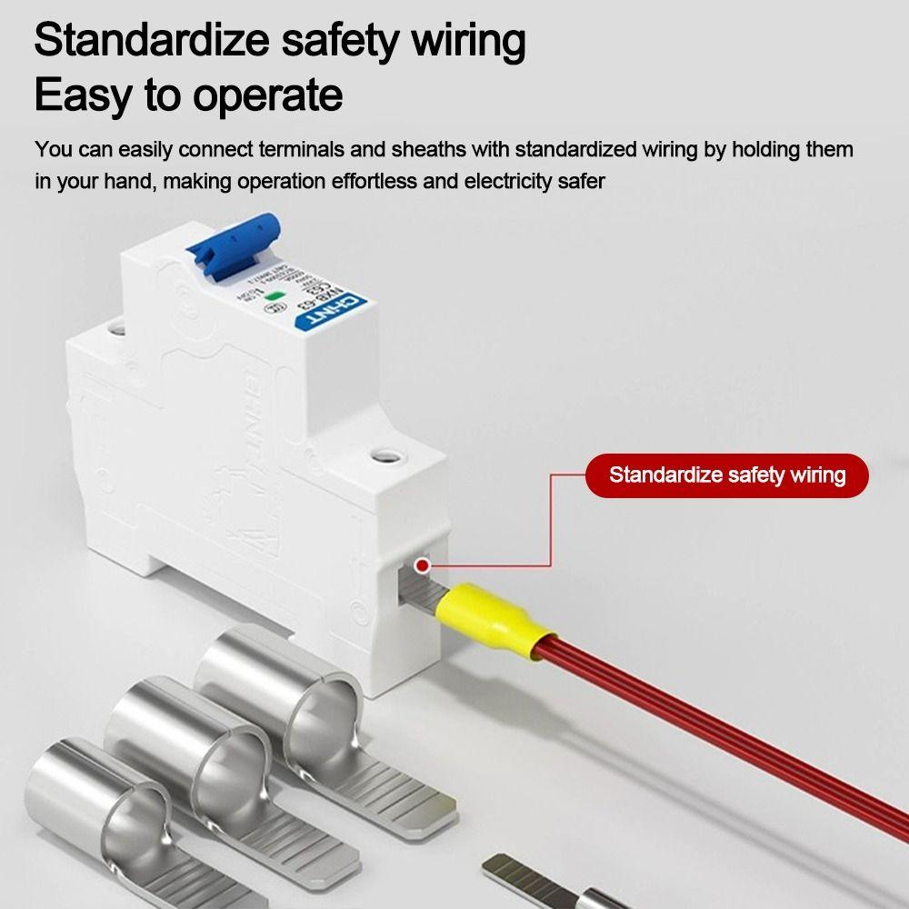 Copper Tin Plated C45 Contact Pin Pin-Shaped DZ47 Circuit Breaker Plug  Electrical