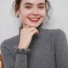 2020 Autumn Winter Women's Knitwear: Korean Style Floral Collar Striped Sweater Jacket