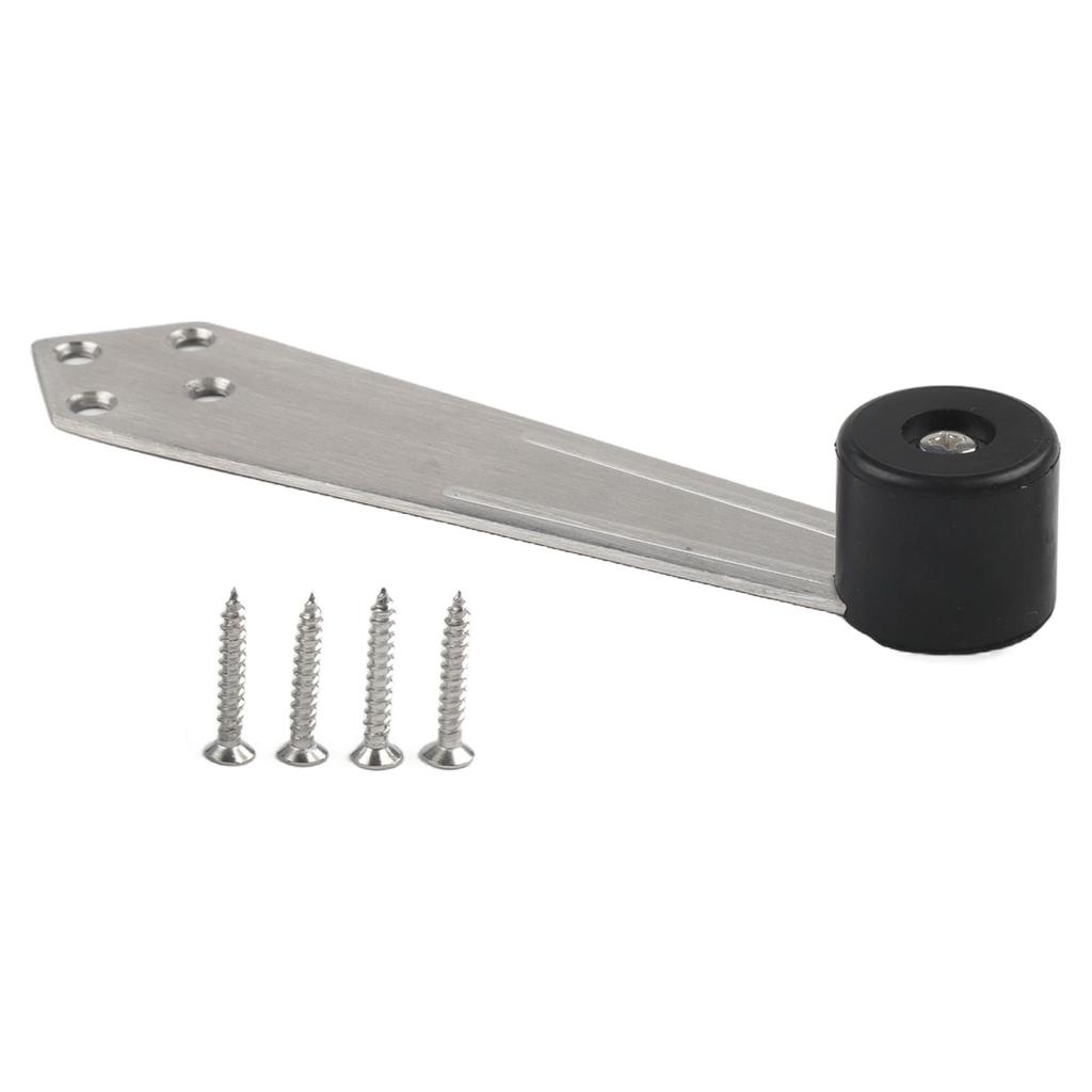 Furniture Door Stop Stainless Steel Door Stopper For Home 90° Opening Angle Easy Installation Effective Ventilation